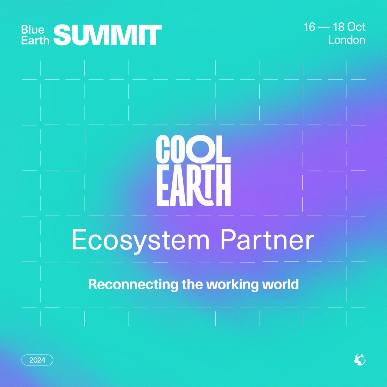 Cool Earth is a Blue Earth Ecosystem Partner and we're appearing at their climate focused conference. 